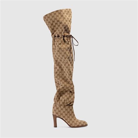 gucci monogram boots beyonce